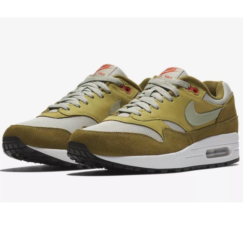 Nike Air Max 1 premium retro olive flak peat moss